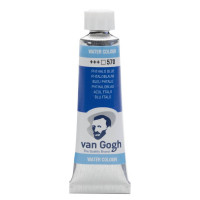 Краска акварельная Van Gogh (570), Синий ФЦ, туба 10 мл, Royal Talens