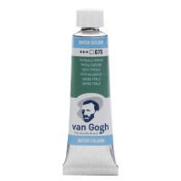 Фарба акварельна Van Gogh (675), Зелений ФЦ, туба 10 мл, Royal Talens