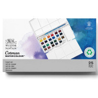 Набор акварели Winsor Newton Cotman, 24 цвета, кисть