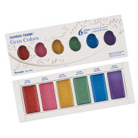 Набір акварелі Gansai Tambi Gem Colors 6 кювет, Kuretake