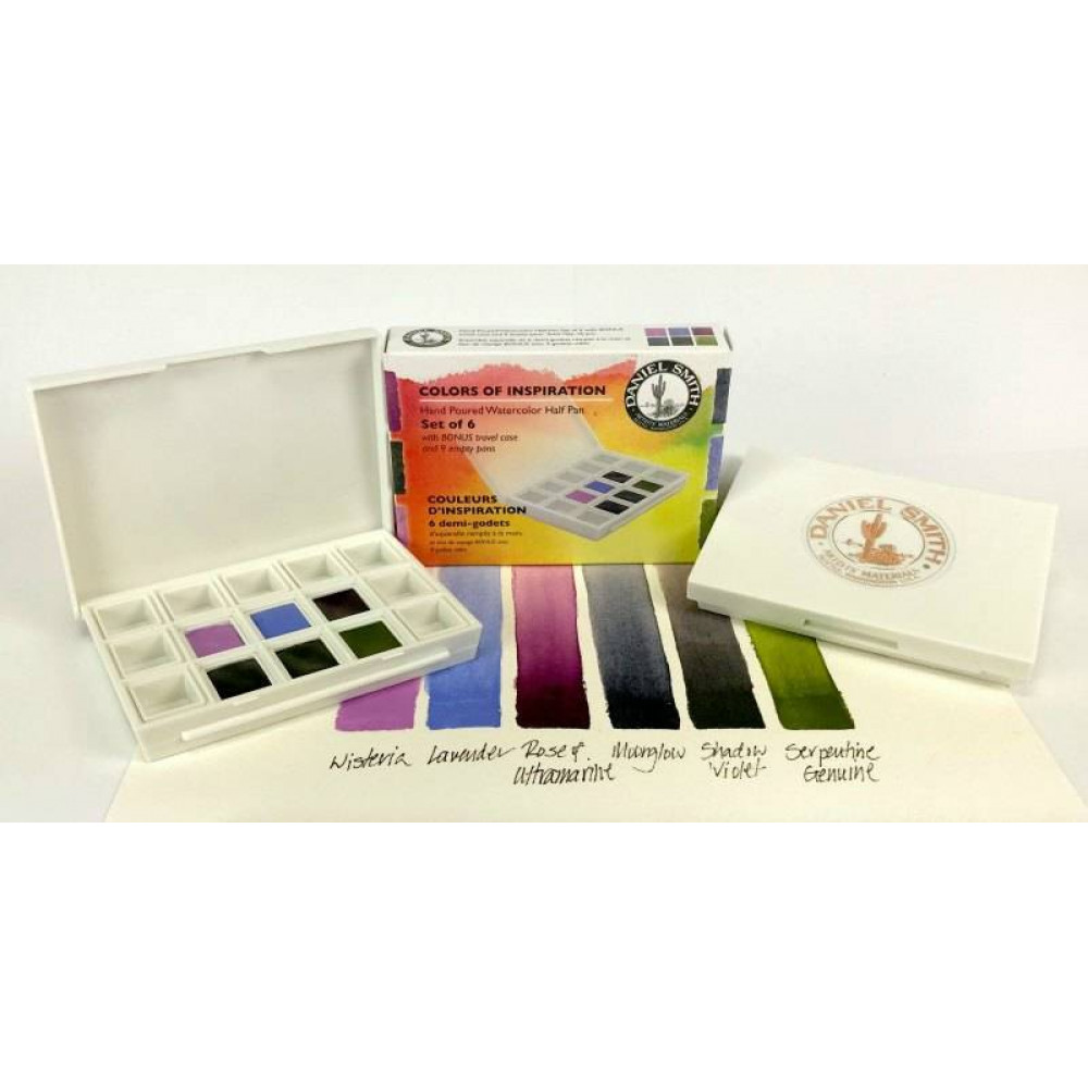 Набір акварелі Daniel Smith Colors of Inspiration Half Pan, 6х1,8 мл у кюветах