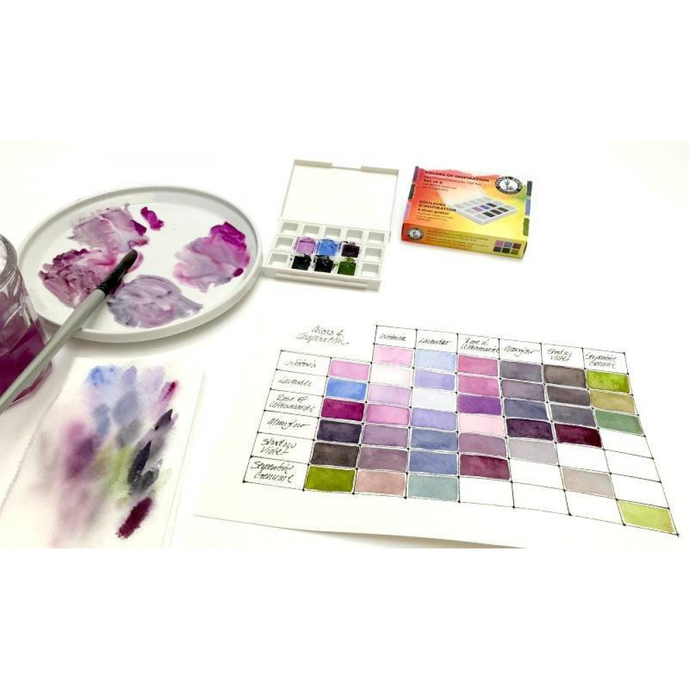 Набір акварелі Daniel Smith Colors of Inspiration Half Pan, 6х1,8 мл у кюветах