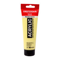 Краска акриловая AMSTERDAM 217 Перманентный Желтый лимонный светлый 120мл