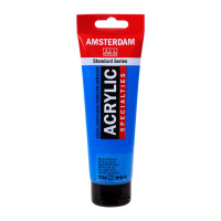 Краска акриловая AMSTERDAM 834 Синий металлик 120мл