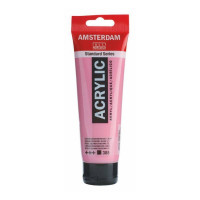 Краска акриловая AMSTERDAM, (385) Хинакридон розовый светлый, 120 мл, Royal Talens