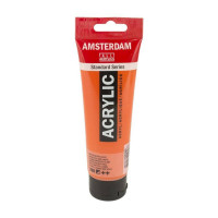 Краска акриловая AMSTERDAM, (398) Нафтоловый красный светлый, 120 мл, Royal Talens