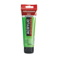 Краска акриловая AMSTERDAM, (672) Зеркальный зеленый, 120 мл, Royal Talens