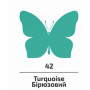 Акрил для декору, Бірюзовий (42), матовий, 75 мл, ROSA TALENT