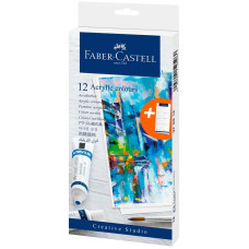 Фарби акрилові в наборі Faber-Castell 12х20мл, 379212