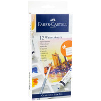 Набор акварели 12х9мл в тубе, палитра, Faber-Castell   