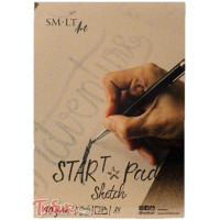 Склеювання для ескізів STAR T А5, 90г/м², 20л, SMILTAINIS
