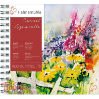 Альбом на спирали Hahnemuhle, Carnet Aquarelle, среднее зерно, 400г/м2, 19x20см, 15 листов